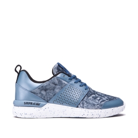 Supra Womens SCISSOR Low Top Shoes Slate/White | US-71487